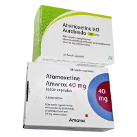 Фото Атомоксетин HCL 40 мг Европа :: Аналог Когниттера :: Aurobindo /Amarox капсулы №30