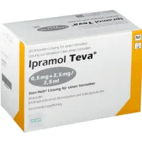 Фото Ипрамол ингаляционный 0,5мг 2,5мг/2,5мл №60