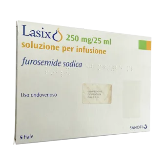 Лазикс ампулы (раствор для инфузий, уколы) 250мг/25мл 10мг/мл №5