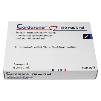Кордарон ампулы р-р для инъекций 150мг/3мл №6