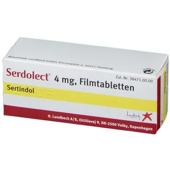 Сердолект (Сертиндол) 4мг таблетки №30
